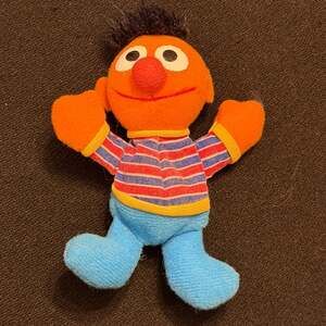 Vintage 1999 Kellogg's Cereal Box Mini Beans Ernie Plush Sesame Street